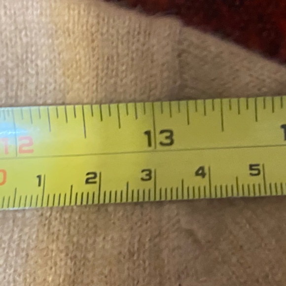 Denner Cashmere camel coloured short sleeve sweater. Sz S - Picture 14 of 15